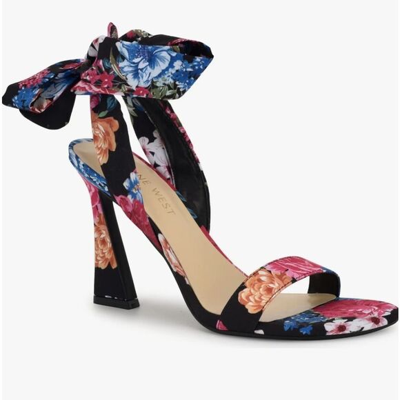 BRAND NEW NINE WEST KOBS ANKLE BOWNOT TIE SANDAL (WOMEN) - Picture 5 of 16